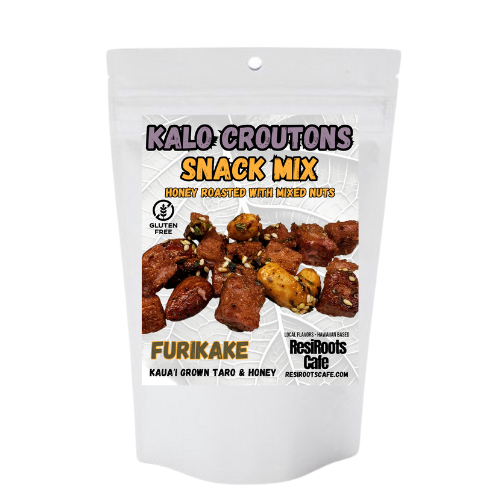 Kalo ( Taro ) Croutons Snack Mix - Honey and Hawaiian Sea Salt