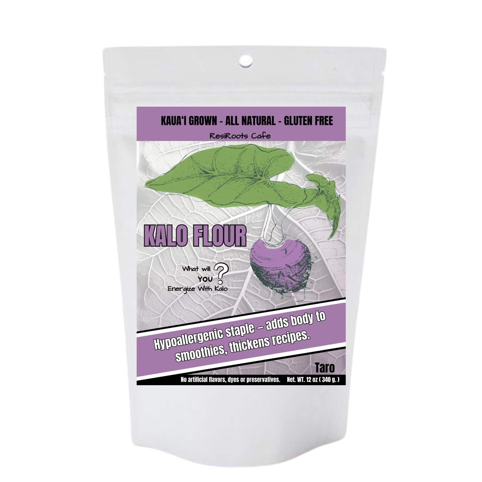 Kalo (Taro) Flour 12oz